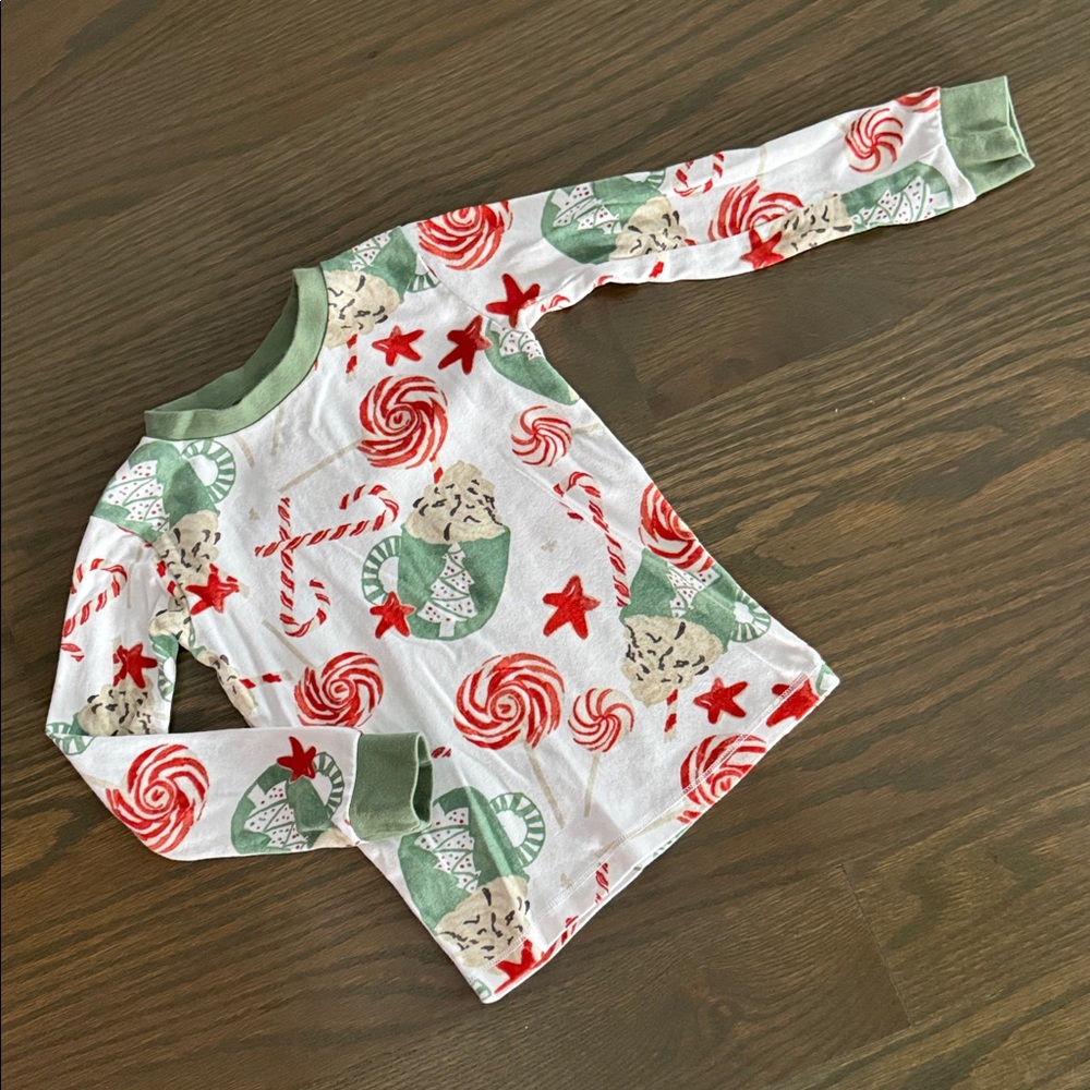 Burt’s Bees Baby Peppermint Mocha Organic Cotton Pajama Set 2-Piece EUC - Picture 4 of 10